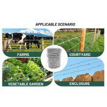 Razor Wire Fence Stretch Ribbon Barbed Wire Coil Double Twisted Barbed Wire thumbnail-4