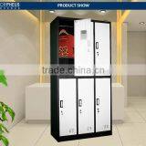 6 Section Home Furniture 2 Tier Steel Locker Changing Room Shower Clothing Storage Locker thumbnail-2