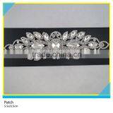 Sew on Diamond Jewelry Patch Glass Rhienstone Chain Trim Patch 5.5x21.5cm thumbnail-1