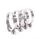 STAINLESS ZINC COATED TURBO INTAKE INTERCOOLER SILICONE T-BOLT CLAMPS thumbnail-1