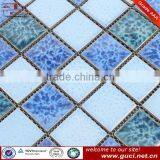 48*48 Crystal Glaze Interior Floor Decoration Mosaic for Pool thumbnail-1
