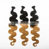 Body wave ombre color 30 inch remy human hair weft ethiopian virgin hair 7a brazilian unprocessed virgin hair