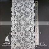 Hot Design Gathered Afican Net Lace thumbnail-3