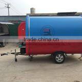 Red and Blue Mobile Food Trailer Food Truck Multi-functional Mobile Food Trucks Mobile Food Carts Can be Customized Food Trucks thumbnail-4