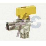 Brass Angle Gas Ball Valve With Aluminum Handle thumbnail-1