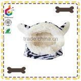 The Warm Zebra Pattern Dog Hat thumbnail-1