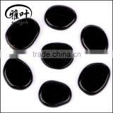 Wholesale Palm Stone Set Black Obsidian Pocket Stone for Decoration