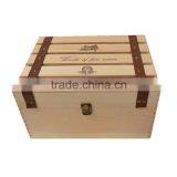 Luxury Wooden Wine Bottle Box Wine Glass Box thumbnail-3