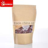 Custom Printed Kraft Paper Zip Lock Bag With Plastic Window Quality Choice thumbnail-3