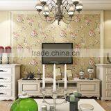 Flower Countryside Style Wallpaper Modern Wallpaper