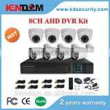 2016 The Hottest CCTV 8CH AHD Kit 4xIndoor + 4xOutdoor CCTV Kit 8 Channel H 264 DIY Your Interested DVR System