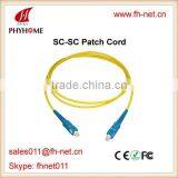 FTTH SC Fiber Patch Cord Single Mode Simplex PC/UPC/APC 2.0mm 1 Meter