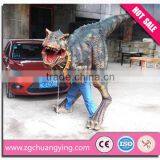 Lifelike walking t-rex dinosaur costume