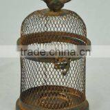 Antique Rustic Handmade Bird Cage Decoration