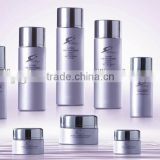 different size glass cosmetic pump bottle