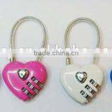 CH-28A Keyless Love Heart Shaped Padlock Wholesale thumbnail-3