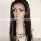 MR hair,quality fashion factory price Brazilian human hair lace wig bleached knots glueless full lace wig