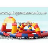 Hot sale PVC Tarpaulin 0.55 inflatable race track for zorb ball SP-SP051