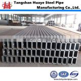 JIS3466 ERW black carbon rectangular steel pipes