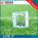 Clear cloudy glass block with CE & ISO9001