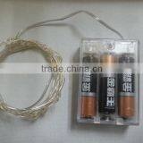 2M 40 LED Mini AA Battery Powered String Twinkling Copper Wire Fairy Lights thumbnail-2