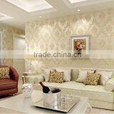 Polyester Non-woven Compound Adhesive Wallpaper Embroidery Wallpaper and Wallpaper Quality Choice