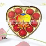 12PCS Heart Chocolate
