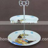 Porcelain Home Cake Stand,China Pocerlain Dinner Plate,cholocalate Cake Plate thumbnail-5