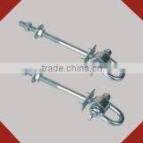 Metal White Galvanised Swing Hook thumbnail-1