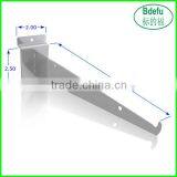 Top Saling Product For Chrome Slatwall Slatwall Shelf Bracket/ Slatwall Accessory