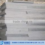 G654 Padong Dark Granite Outdoor Stair Steps Tread Tiles For Stairs