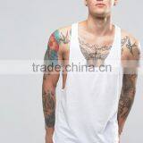 Custom Muscle Tank Top Wholesale Plain White Stringer Tank Top thumbnail-1