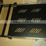 1U Adjustable Mounting Depth Vented Rack Mount Shelf 175lbs 80kg Fixed Server Rack Shelf