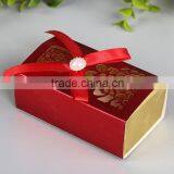 Chinese traditional red wedding souvenir candy box