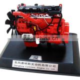 High quality display metal engine model with acrylic case