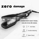 Custom Design Two Ptc Plates Hair Straightening Brush New Inventions in China thumbnail-3