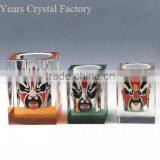 Beautiful Crystal Glass Pen Holder Office Stationery thumbnail-1