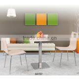 Modern dining room table design Plywood chair Restaurant chairs and tables CA157