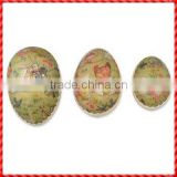 Multi-size ceramic decorative easter eggs wholesale