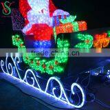 Outdoor Motif Acrylic Reindeer Sleigh Light thumbnail-4