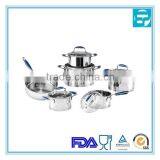 11Pcs Stainless Steel Silicone Cookwares Sets