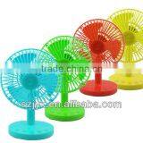 Mini USB Voice Control Fan, Voice Control Desktop Fan With LED Button Light