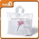 custom shopping printing packaging plastic bag flexiloop handle