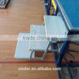 TUV CE Aluminum Electric Triple 3 Step Stepper Ladder Step Stool With LED Light for Van and Motorhomes thumbnail-4