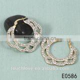 Jewellery Gold Rose Flower Earrings Women New 2016 Latest Gold Earring Designs thumbnail-1