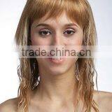 Wholesale Afro Curly Blonde Synthetic Hair Wigs for White Women thumbnail-1