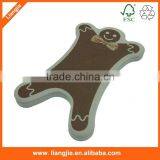 Cartoon Bear Shaped Sticky Note Pads, Bear Shape Self-adhesive Memo Pads