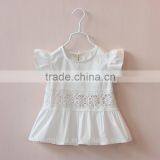 Little Girls Pure White Summer Casual Dress Beautiful Kids White Lace Flower Girl Dress Little Girls Cotton Summer Dresses thumbnail-2