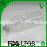 PET Transparent Empty Square 1 Litre Yogurt Plastic Bottle thumbnail-3