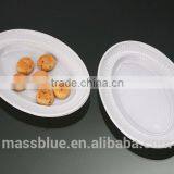 Disposable Plastic Plate, 9.5in 3 Division Plastic Plate, PP Plastic Plates